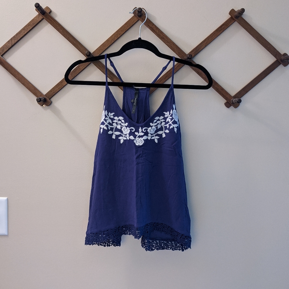 Embroidered Tank Top